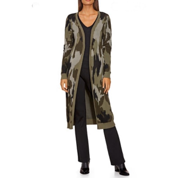long camo duster